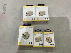 4x Alogic RJ12 Couplers & 2x Module Line Splitters - 2