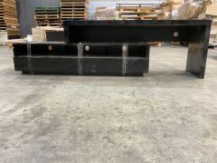 Tauris TV Cabinet Top Black Glass STRETCH1500BLK - 2