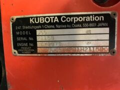 Circa 2012 Kubota Hydraulic Excavator - 20