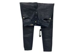 Just Cavalli Mettalic Shine Navy Jeans - Size: 24