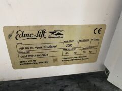 Edmo Lift WP 80 AL Work Positioner Lifter Trolley - 8