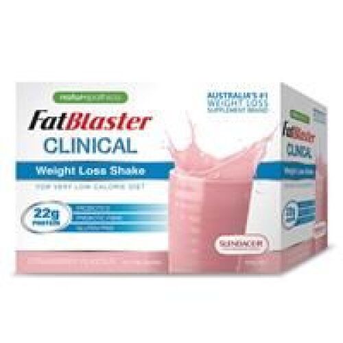 2 x Naturopathica Fatblaster Clinical Strawberry Shake 18 x 53g
