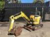 2017 Yanmar SV08-1A Hydraulic Excavator - 2