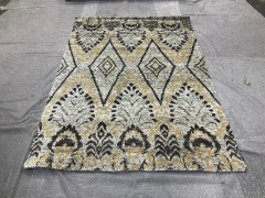 Sari Silk Pattern Rug - 160 x 230cm - Beige/Multi - 2