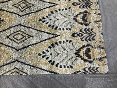 Sari Silk Pattern Rug - 160 x 230cm - Beige/Multi - 6