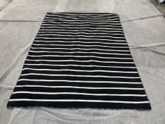 Stripes Pinstripe Rug - 200 x 300cm - Blue - 7