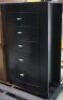 Jade 5 drawer tallboy. Dims 70 x 44 x 116cm.