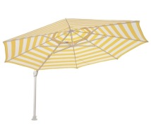 Rialto Octagonal 350cm Cantilever Umbrella - Yellow/White