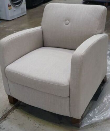 Milan bedroom chair linen.
