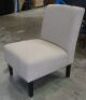 DNL Jessie bedroom chair linen finish.