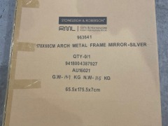 Berlin Arch Mirror - Silver - 6