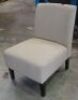 DNL Jessie bedroom chair linen finish. - 2