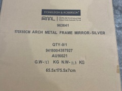 Berlin Arch Mirror - Silver - 5