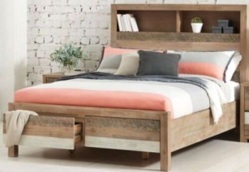Seashore 2 drawer queen bed - Drawers broken