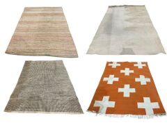 4x Rugs of Various Sizes