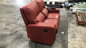 Caprice 2 Electric Recliner W1380 Red - 3