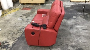 Caprice 2 Electric Recliner W1380 Red - 7