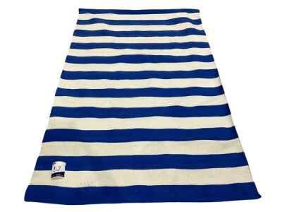 Striped Rug - 140 x 230cm - Blue/White