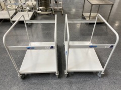 2 x Sitecraft Platform Trolleys - 2