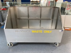 Stainless Steel Large Waste Trolley - 2