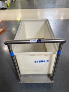 Stainless Steel Platform Trolley with Poly Tub - 3
