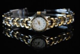 DNL Retail Replacement Value $24,000.00 - One New Authentic Ladies Tag Heuer S/EL series “Limited Edition" wrist watch with a white dial with set diamonds.11 single cut claw - 3