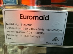 Euromaid Eclipse 60cm 14 Place Setting Freestanding Dishwasher - Stainless Steel E14DWX - 6
