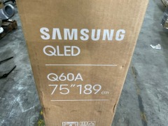 Samsung 75-inch Q60A 4K QLED Smart TV QA75Q60AAWXXY - 4