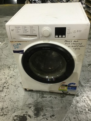 DNL ARISTON RSF82BAUS 8Kg Front Loader Washing Machine RSF82BAUS