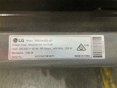 LG NeoChef 42L Auto Sensor Microwave Oven - Black MS4296OBS - 4