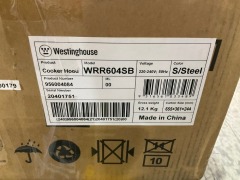 Westinghouse 60cm Slimline Slide-Out Rangehood - Stainless Steel WRR604SB - 6