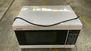 Sharp Compact 750W Microwave Oven R210DW - 2