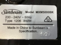 Sunbeam Planetary Mixmaster The Master One Mixer - Dark Canyon Black MXM5000BK - 3