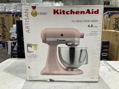 KitchenAid KSM195 Stand Mixer - Feathered Pink 5KSM195PSAFT - 2