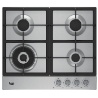 Beko 60cm Stainless Steel Gas Cooktop BCT60GX