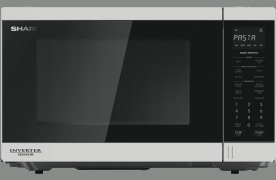 Sharp 1200W Inverter Microwave White - R350EW