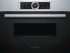 Bosch CMG633BS1B 45cm Serie 8 Compact Oven with 900W Microwave