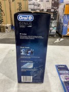 Oral B Genius 8000 Electric Toothbrush GENIUS8000 + 2 Pack Replacement Heads - 4