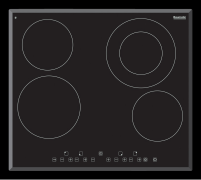 Baumatic Ceramic Black Electric cooktop (BCC600)