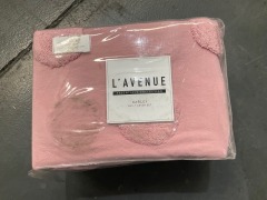 L'Avenue Harley Pink Quilt Cover Set - King - 2