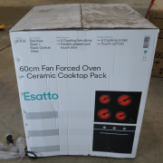 Esatto 60cm Fan Forced Oven + Ceramic cooktop (EOC6) - 2