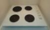 Chef 600mm 4 Solid Element Electric White Enamel Cooktop - 2