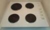 Chef 600mm 4 Solid Element Electric White Enamel Cooktop - 3