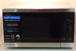 Sharp R395EST 1200W Inverter Microwave (S/Steel) - 3