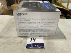 Lenoxx Portable CD/Cassette Player with AM/FM Radio Speaker CD815 - 4