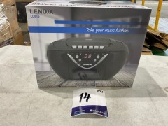 Lenoxx Portable CD/Cassette Player with AM/FM Radio Speaker CD815 - 6