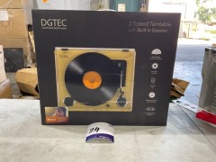 DGTEC Turntable With Built-In Speakers / RV-N120BA / 3 Speed Control DGTT0620 - 2