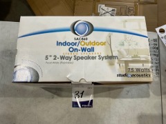 Studio Acoustics 5 2-Way 75w Indoor/Outdoor Speaker System - Pearl White SAC860 - 4