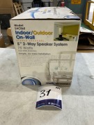 Studio Acoustics 5 2-Way 75w Indoor/Outdoor Speaker System - Pearl White SAC860 - 6
