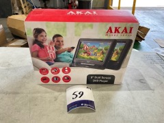 Akai 9-inch Dual Screen Portable DVD Player AKDVD9DS - 2